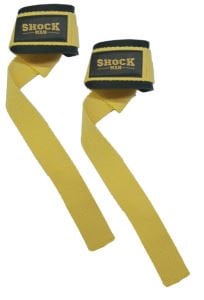 Shock Man Padded Lifting Straps Sarı