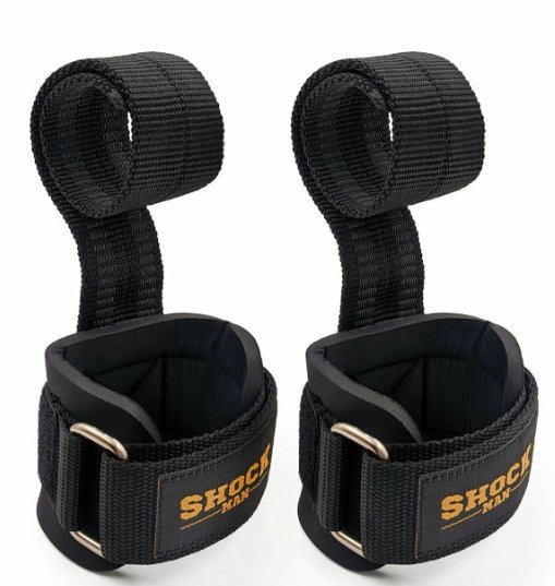 Shock Man Big Grip Pro Lifting Straps Siyah