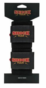 Shock Team Pro Wrist Wraps With Loops Siyah-Kırmızı