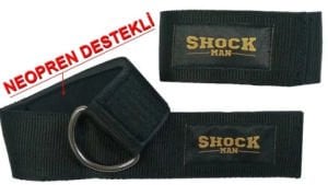 Shock Man Ankle Cuff Neopren Ayak Bilek Kayışı Siyah