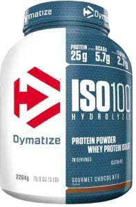Dymatize Iso 100 İzole Whey Protein Gourmet Çikolata 2264 gr