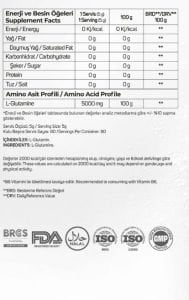 Commander Nutrition Micronized L-Glutamine 200g (40 Servis)