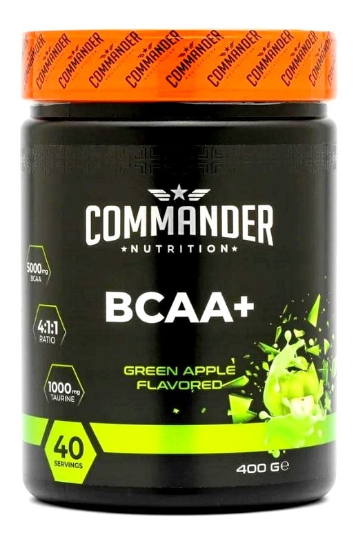 Commander Nutrition  B.C.A.A + Glutamine 400g Yeşil Elma Aromalı