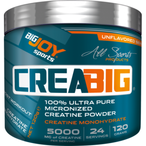 BigJoy Sports CreaBig %100 Micronized Creatine Monohyrdrate Powder 120gr