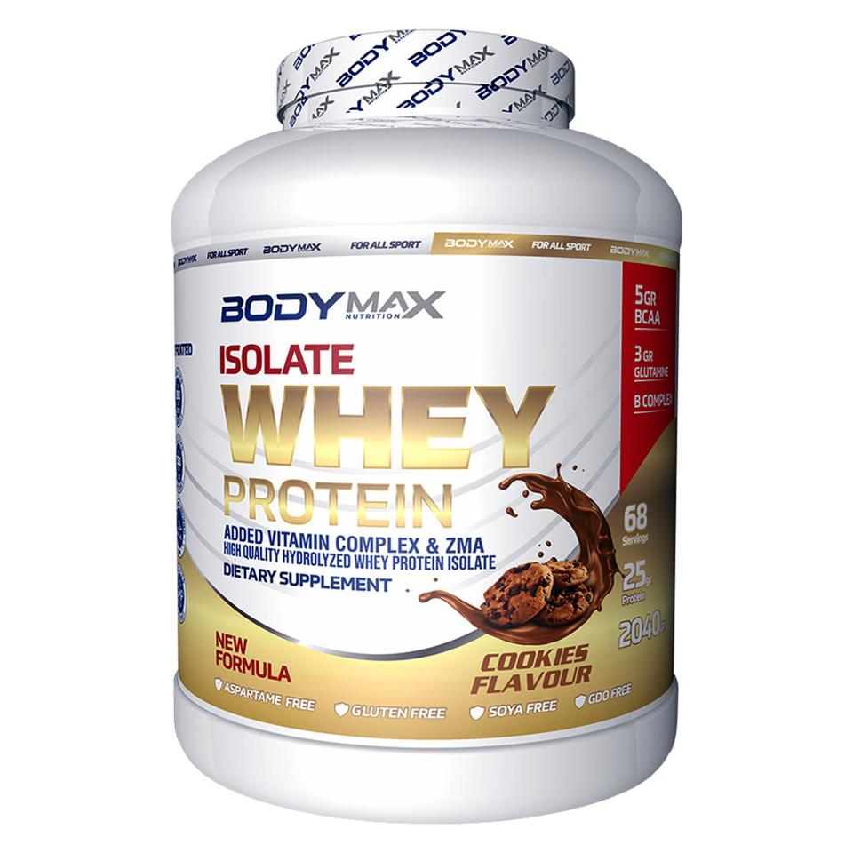 Bodymax Isolate Whey Protein Tozu 2040 Gr 68 Servis Kurabiye Aromalı