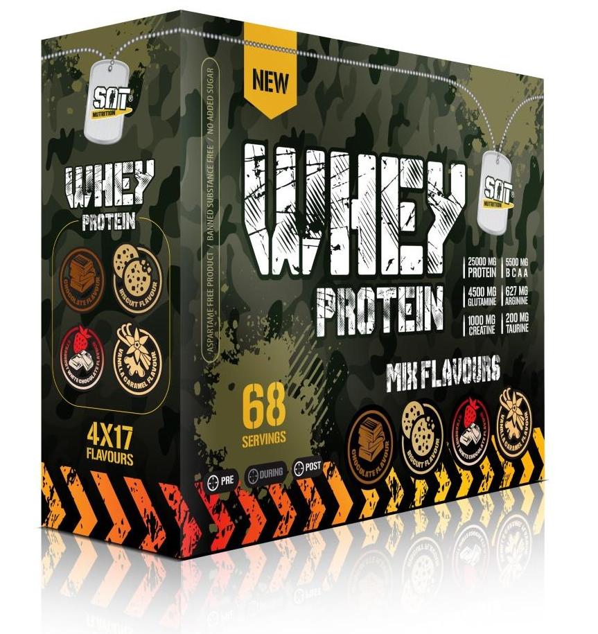 Sat Nutrition  Whey Protein 2380 Gr 68 Tekli Servis 4 Aroma