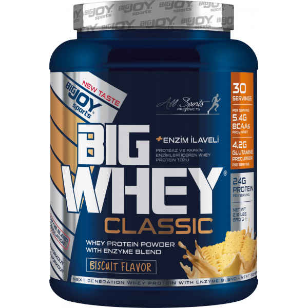 Bigjoy Sports BIGWHEY Whey Protein Classic Bisküvi 990g 30 Servis