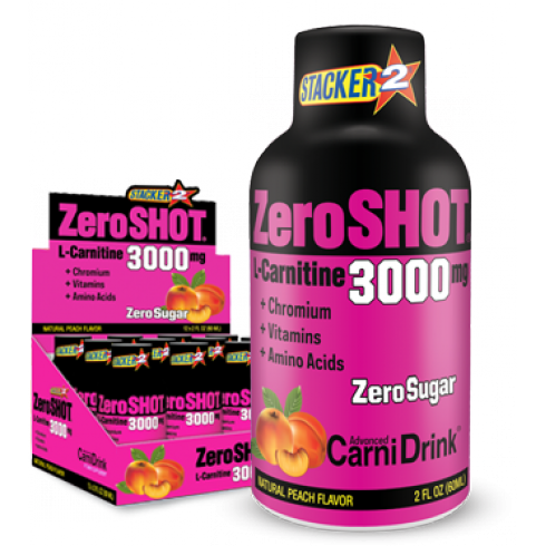 ZeroShot 3000mg Şeftali -60ml x 12 şişe