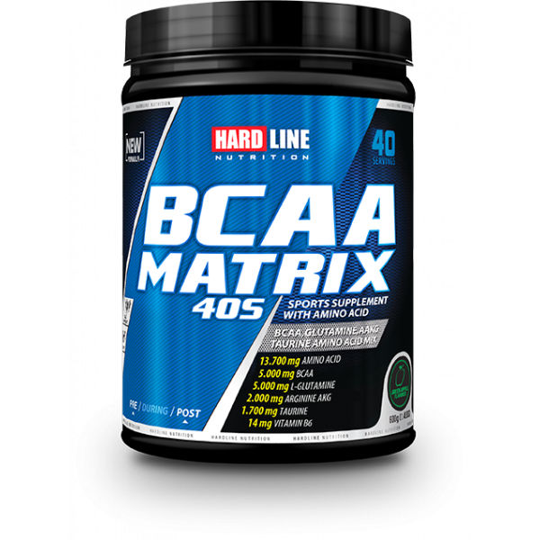 Hardline BCAA Matrix 40S 600 Gr Yeşil Elma Aroma