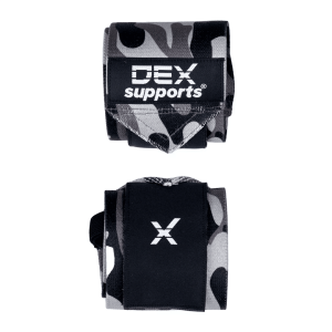 Dex Supports Lasting Energy Wrist Wraps Kamuflaj Dark Tone 1 Çift