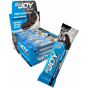 Bigjoy Classic High Protein Bar Cookies & Cream 45g x 16 Adet