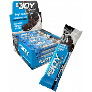 Bigjoy Classic High Protein Bar Cookies & Cream 45g x 16 Adet