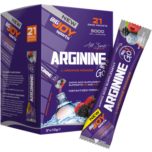 Big Joy Arginine Go! 21 Drink Packets Orman Meyve Aromalı