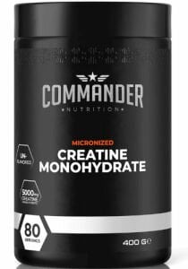 COMMANDERNUTRİTİON Creatine Monohydrate 200Mesh 400g (80 Servis)