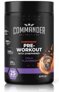 Commander Nutrition Overthrow Pre-Workout 375g (25 Servis)