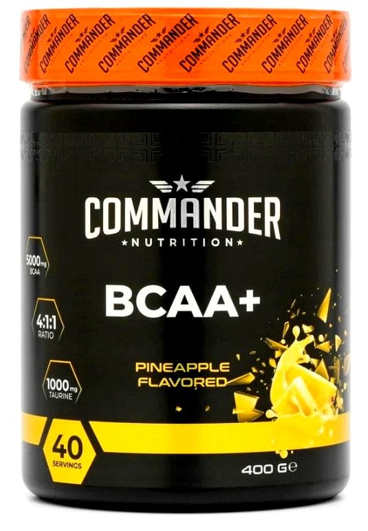 Commander Nutrition  B.C.A.A + Glutamine 400g  Ananas Aromalı