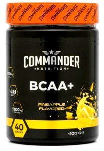 Commander Nutrition  B.C.A.A + Glutamine 400g  Ananas Aromalı