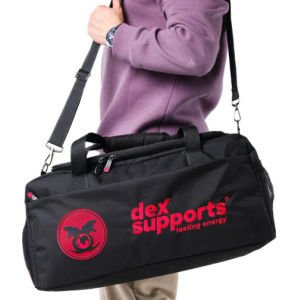 Dex Supports Lasting Energy Spor Çanta XXL BİG BAG GRİ KIRMIZI RENK