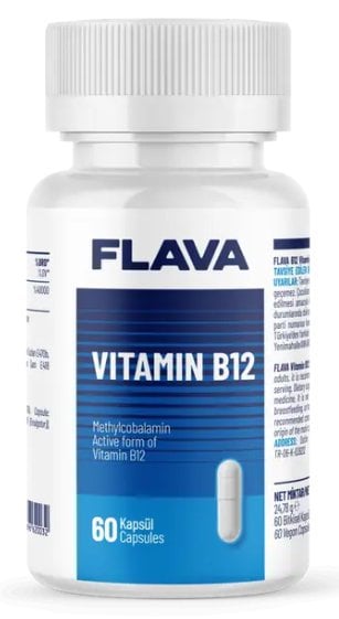 Flava Vitamin B12 60 Kapsül
