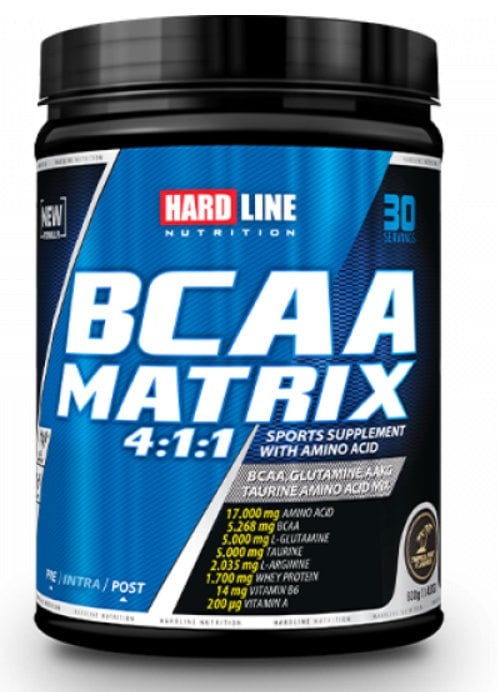 HardLine BCAA Matrix 4:1:1  630 Gr Tropikal Aromalı