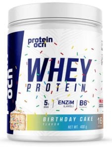 ProteinOcn Whey Protein 400gr  BİRTHDAY CAKE AROMALI