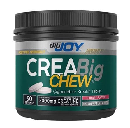 Bigjoy Sports Creabig Chew Vişne 120 Chewable Tablet