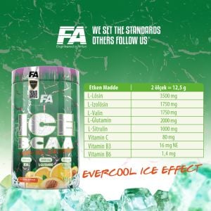 FA Ice Bcaa 60 servis Citrus & Peach Aroması
