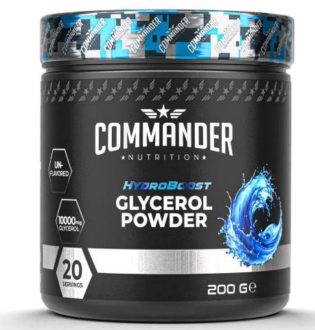 Commander Nutrition Gliserol Tozu 200g (20 Servis)