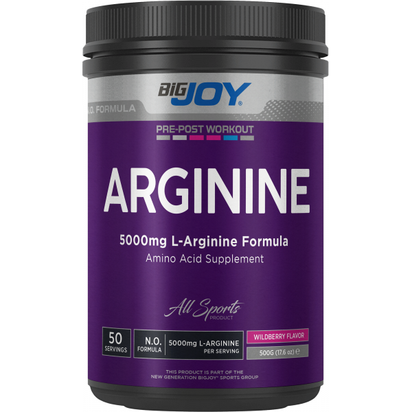BigJoy Sports Arginine Powder 500 gr ORMAN MEYVE AROMALI