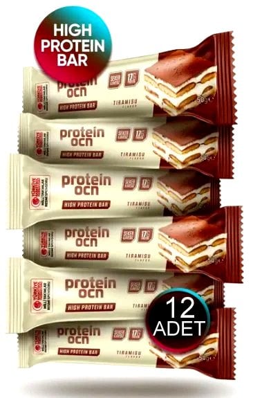 Protein Ocn PROTEİN BAR 12 Adet Tiramisu Aromalı