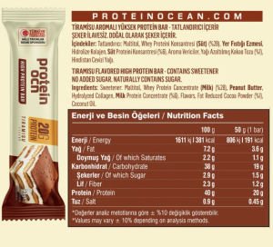 Protein Ocn PROTEİN BAR 12 Adet Tiramisu Aromalı
