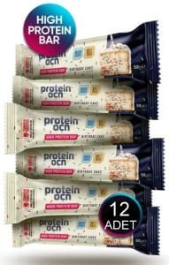 Protein Ocn PROTEİN BAR 12 Adet Birthday Cake Aromalı
