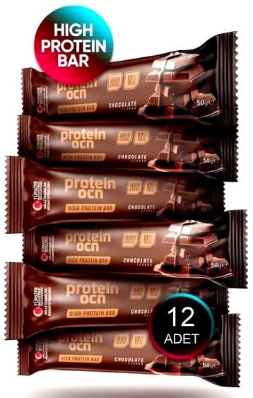 Protein Ocn PROTEİN BAR 12 Adet Çikolata Aromalı