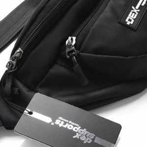 DEX Bel Çantası Ve Omuz Çantası 2 Bölmeli Unisex Su Geçirmez Siyah Renk