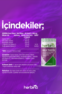 Herbina Milk Thistle 90 Kapsül