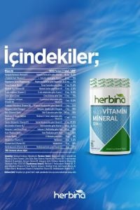 Herbina Multivitamin Mineral Tablet 200 Tablet