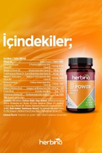 Herbina B-Power 800 mg 60 Tablet