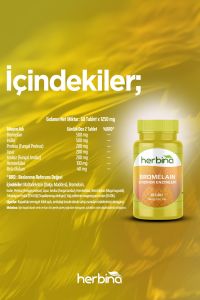 Herbina Bromelain 60 Kapsül