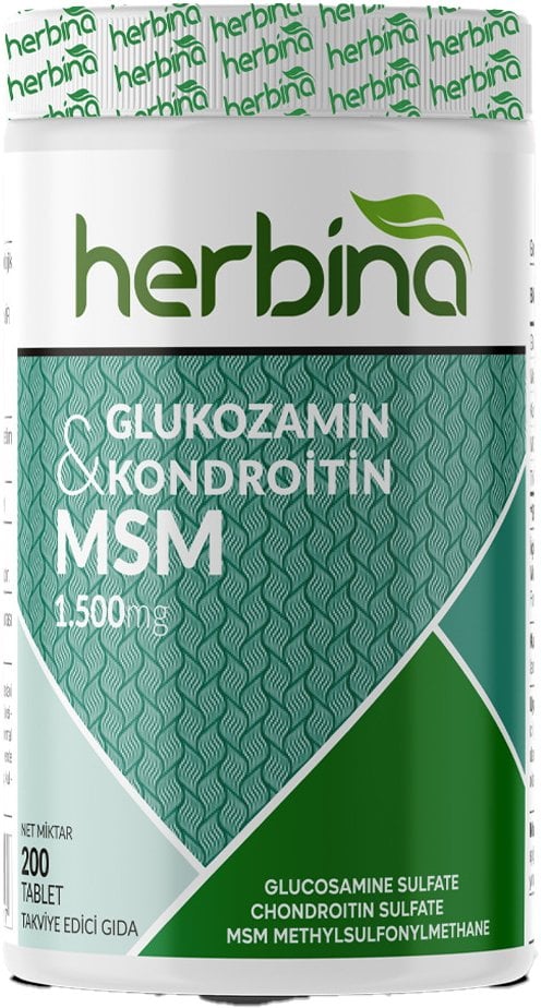 Herbina Glukozamin Kondroitin Msm 200 Tablet