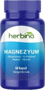 Herbina Magnezyum Bisglisinat Kompleks 60 Kapsül