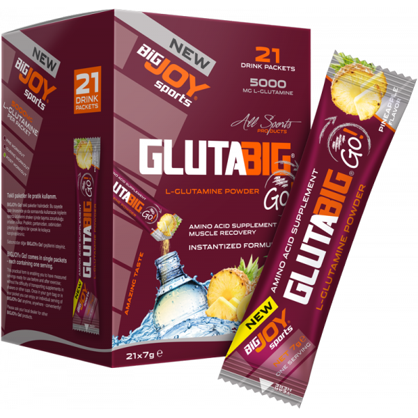 Big Joy Gluta Big Go! 21 Drink Packets Glutamine