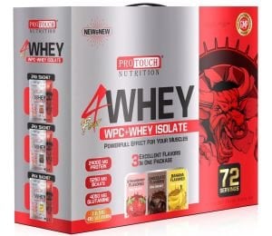 Protouch Nutrition 4Whey Sase Protein Tozu