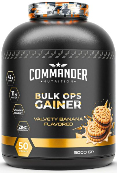 Commander Nutrition Bulk Ops Gainer 3000g (50 Servis)