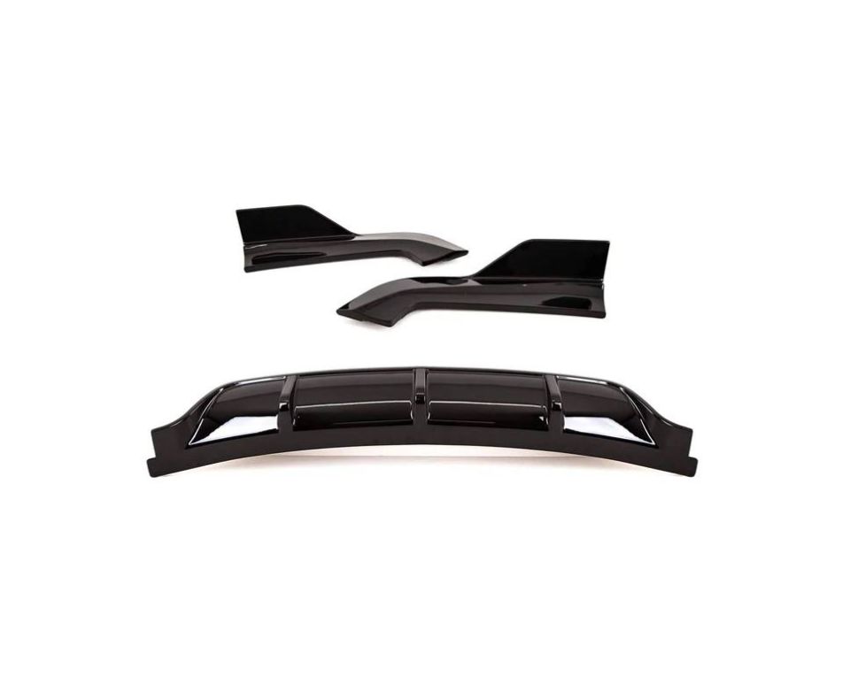 Aero Gövde Kiti X5 F15 -Ön Splitter Arka Difüzör Marşpiyeller Tavan Spoyleri- (Piano Black) 2013-2018