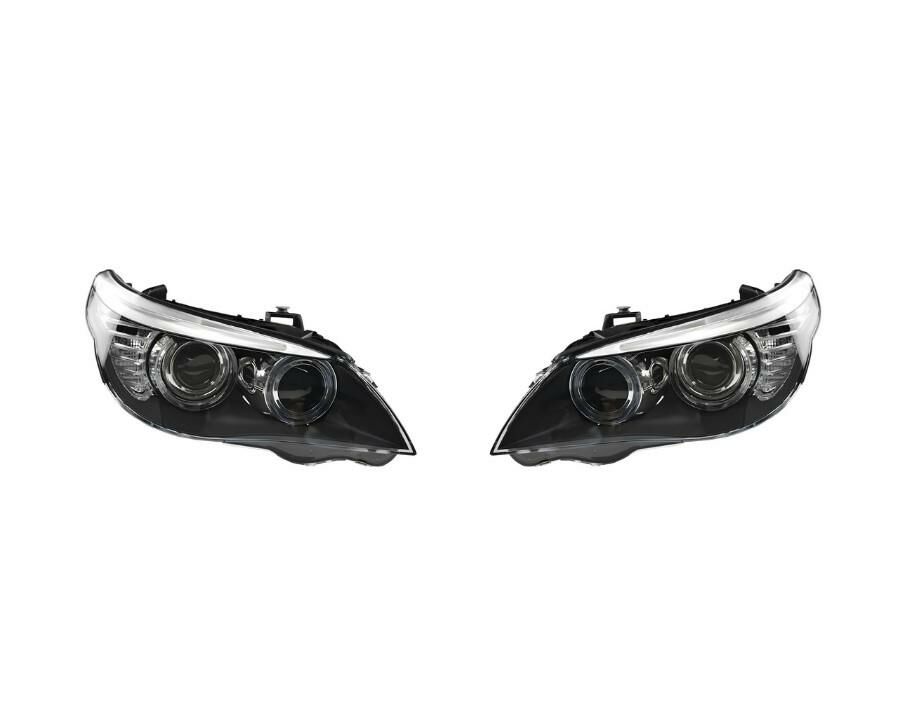 Komple Far E60 LCI Takım Sağ-Sol Bi-Xenon 2007-2009 63127177751-752