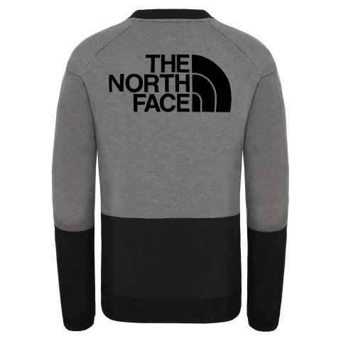 The North Face Erkek Graphic Ls Crew Polar Gri