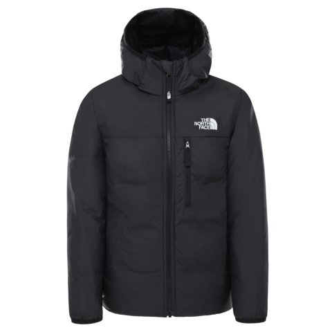 The North Face Boy's Reversible Perrito Jacket Erkek Çocuk Çift Taraflı Mont Siyah