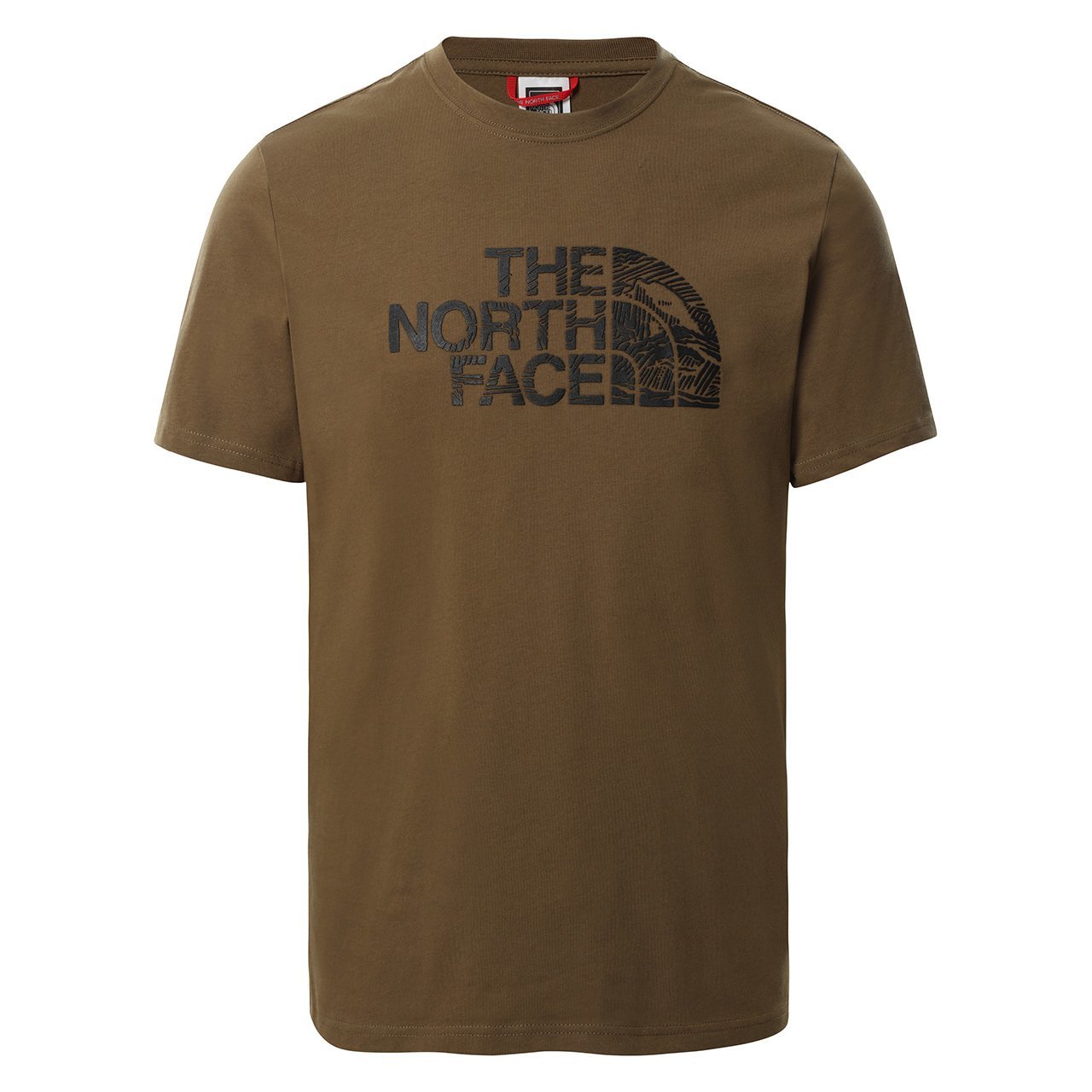 The North Face Erkek S/S Woodcut Dome Tee Tişört Haki