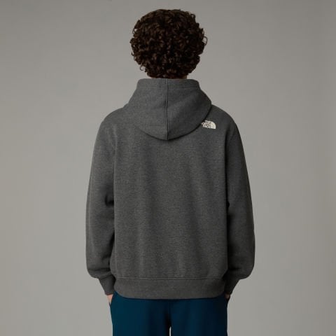 ERKEK VARSITY GRAPHIC RELAXED HOODED SWEATSH