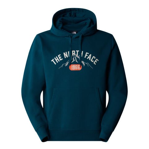 M VARSITY GRAPHIC RELAXED HOODED SWEATSH